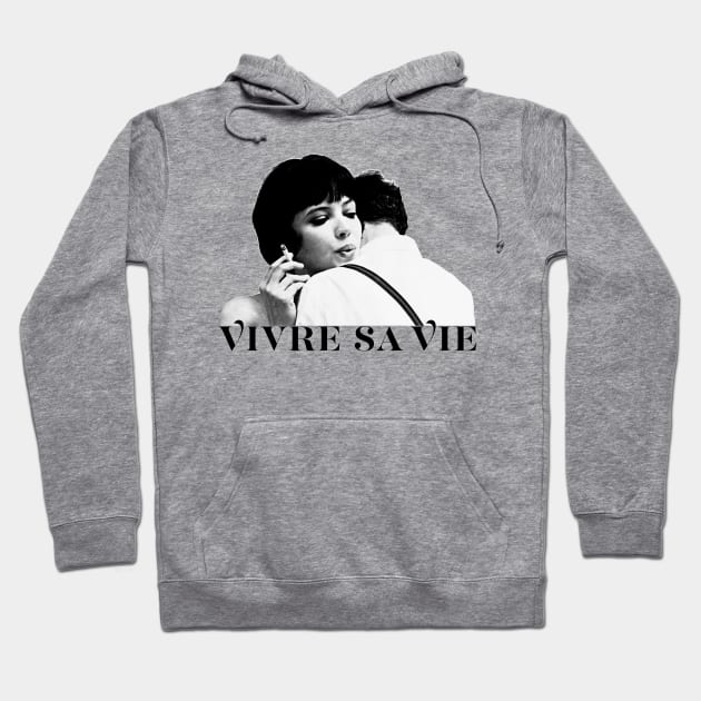 Vivre Sa Vie - Godard/Anna Karina Fanart Hoodie by DankFutura